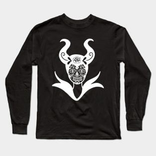 Villain sugar skull Long Sleeve T-Shirt